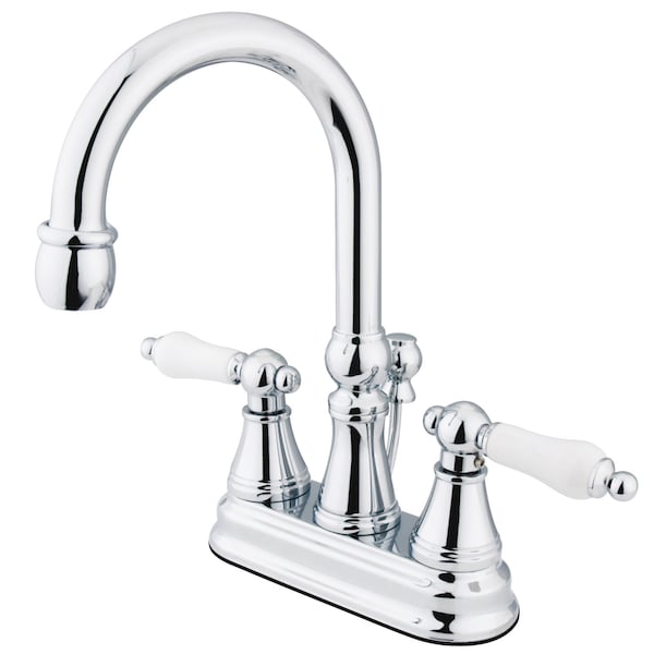 4" Centerset Bathroom Faucet, Chrome
